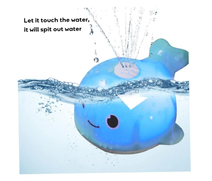Juguete de baño ballena