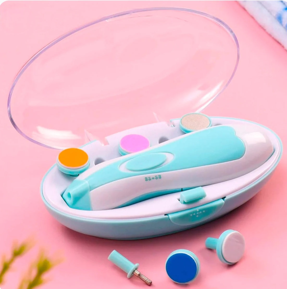 Lima eléctrica para uñas de bebé