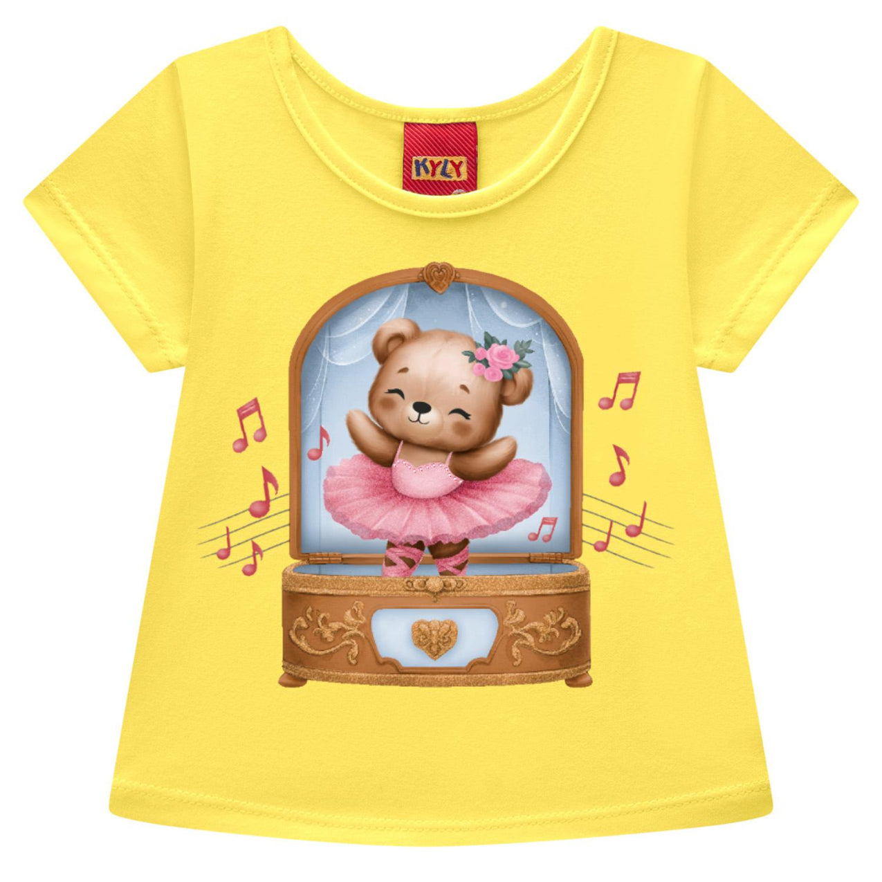 Camiseta infantil con diseño de osita