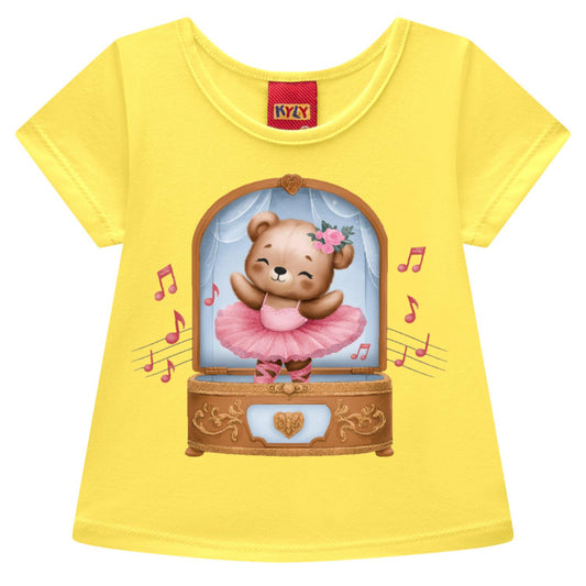 Camiseta infantil con diseño de osita