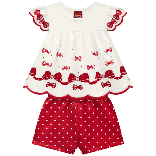 Conjunto niña moños verano KYLY