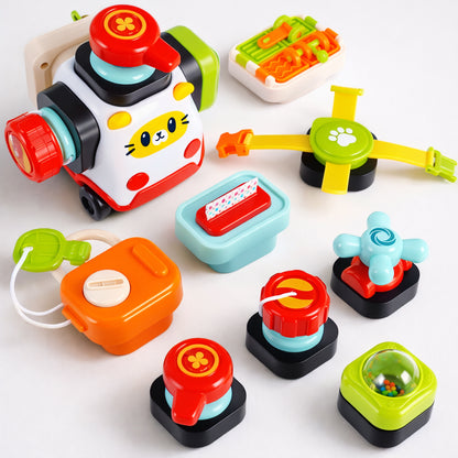 Tablero de bloques interactivo para bebé
