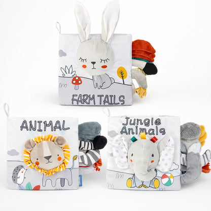 Libro de tela para estimulación de animales