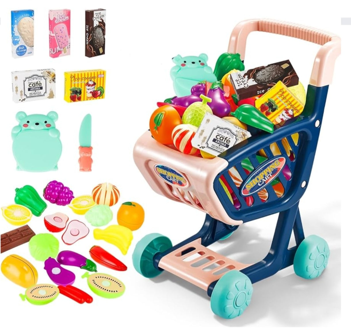 Carrito de supermercado para bebé