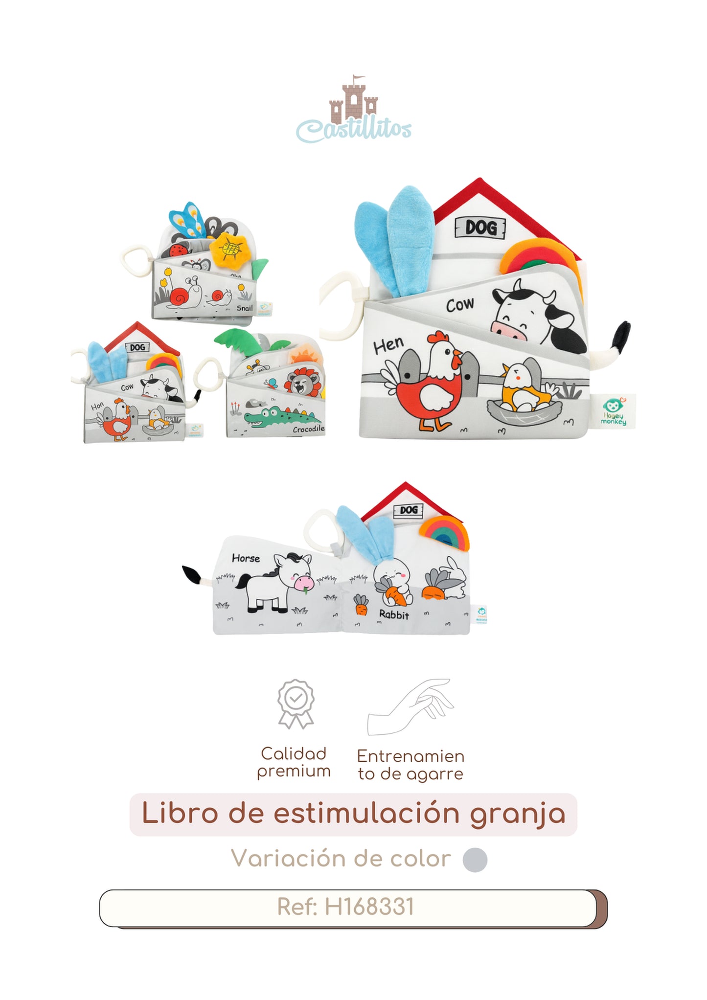 Libro de estimulación granja