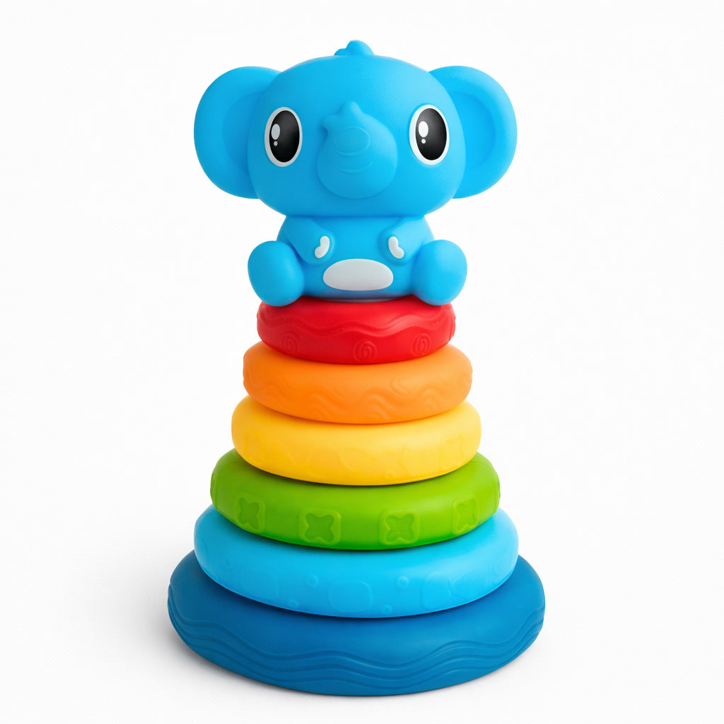 Juguete apilable para bebé elefante