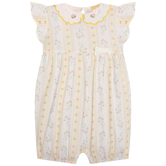 Mameluco de bebé floral Algodón Suave Milon
