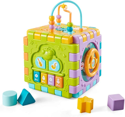 Cubo musical didáctico para bebé