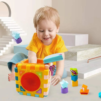 Cubo musical didáctico para bebé