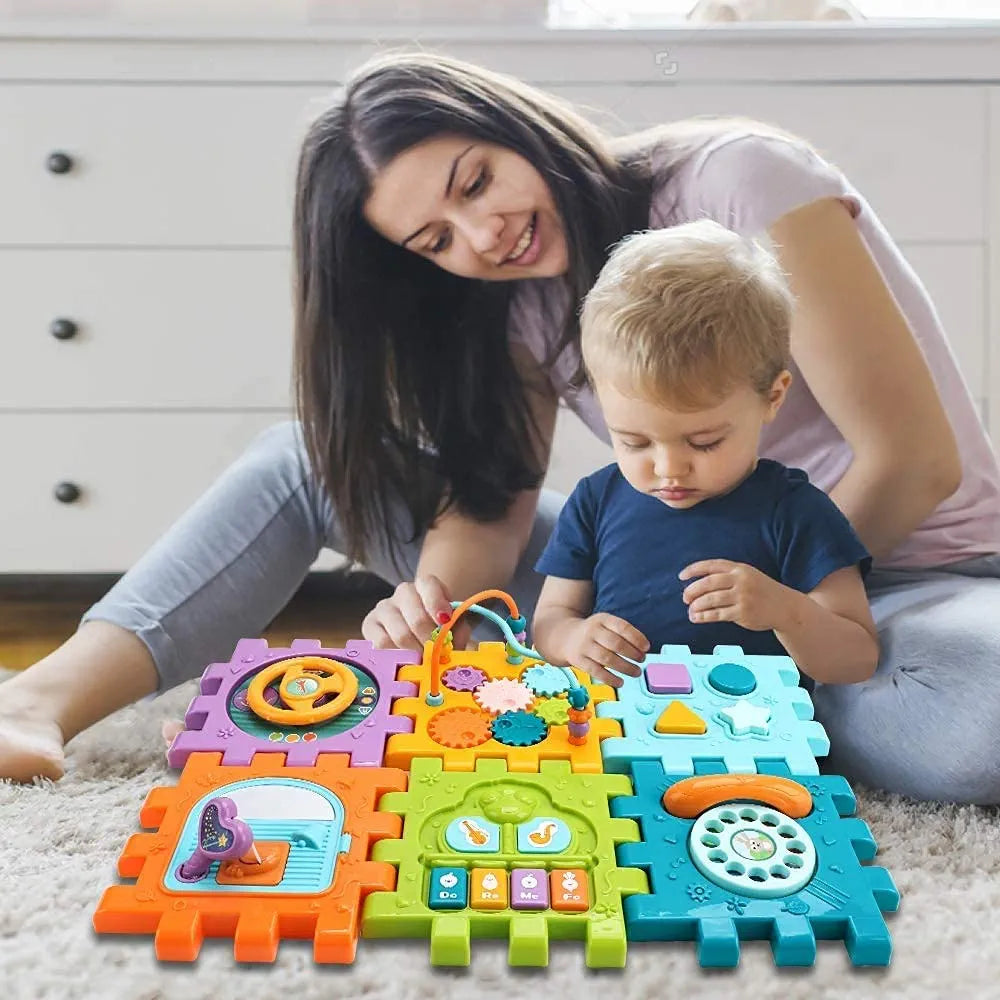 Cubo musical didáctico para bebé