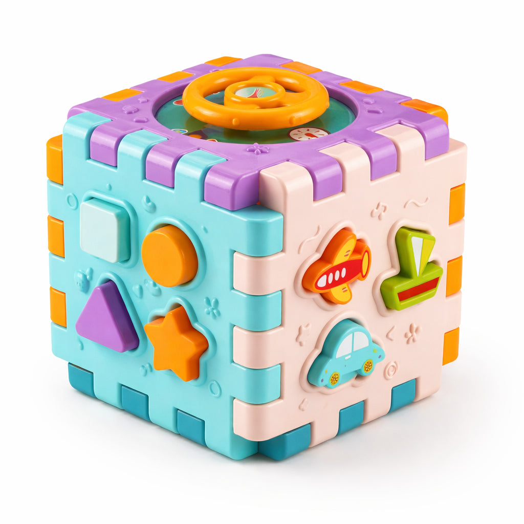 Cubo musical didáctico para bebé