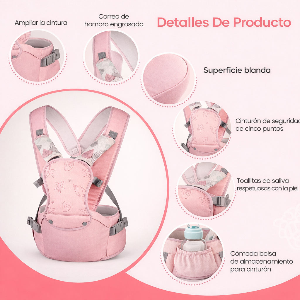 Canguro portabebé ergonómico 3 en 1