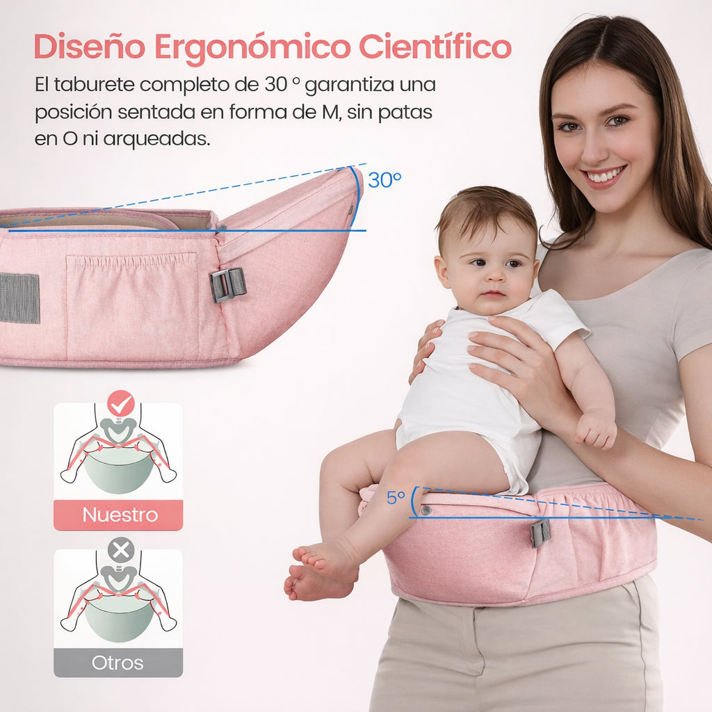 Canguro portabebé ergonómico 3 en 1