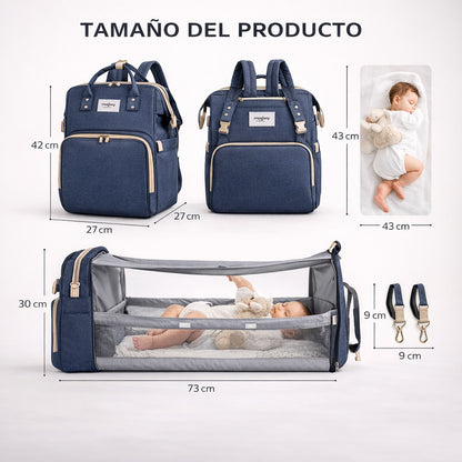 Pañalera multifuncional para bebé