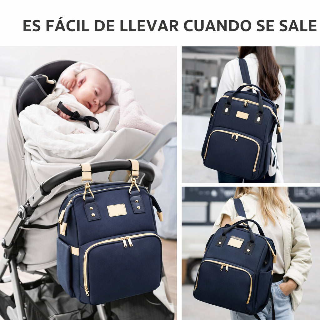 Pañalera multifuncional para bebé