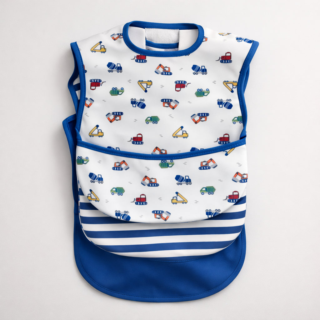 Baberos impermeables para bebé x3