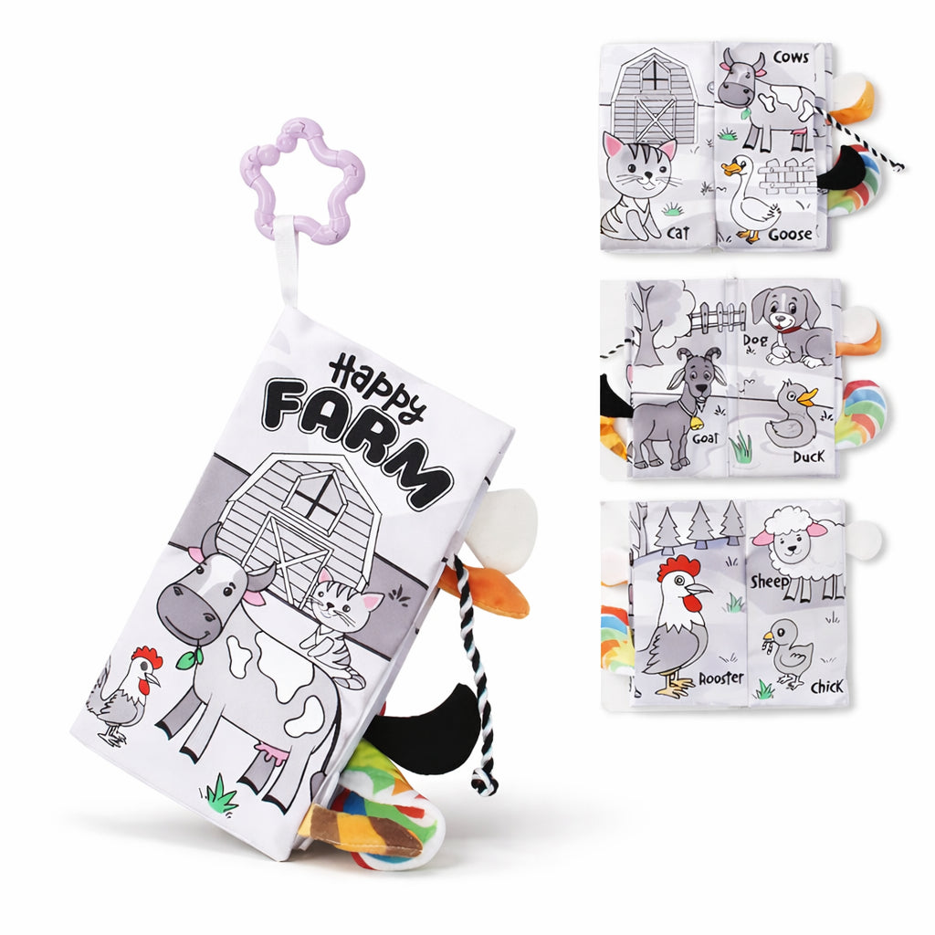 Libro didáctico sensorial para bebé educativo