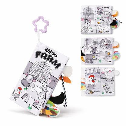 Libro didáctico sensorial para bebé educativo