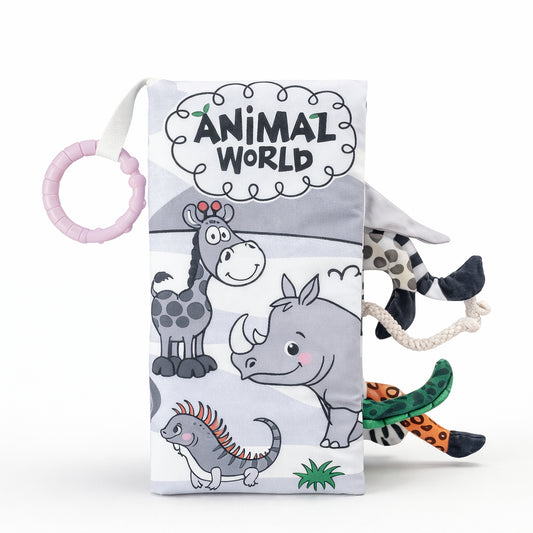 Libro didáctico sensorial para bebé educativo