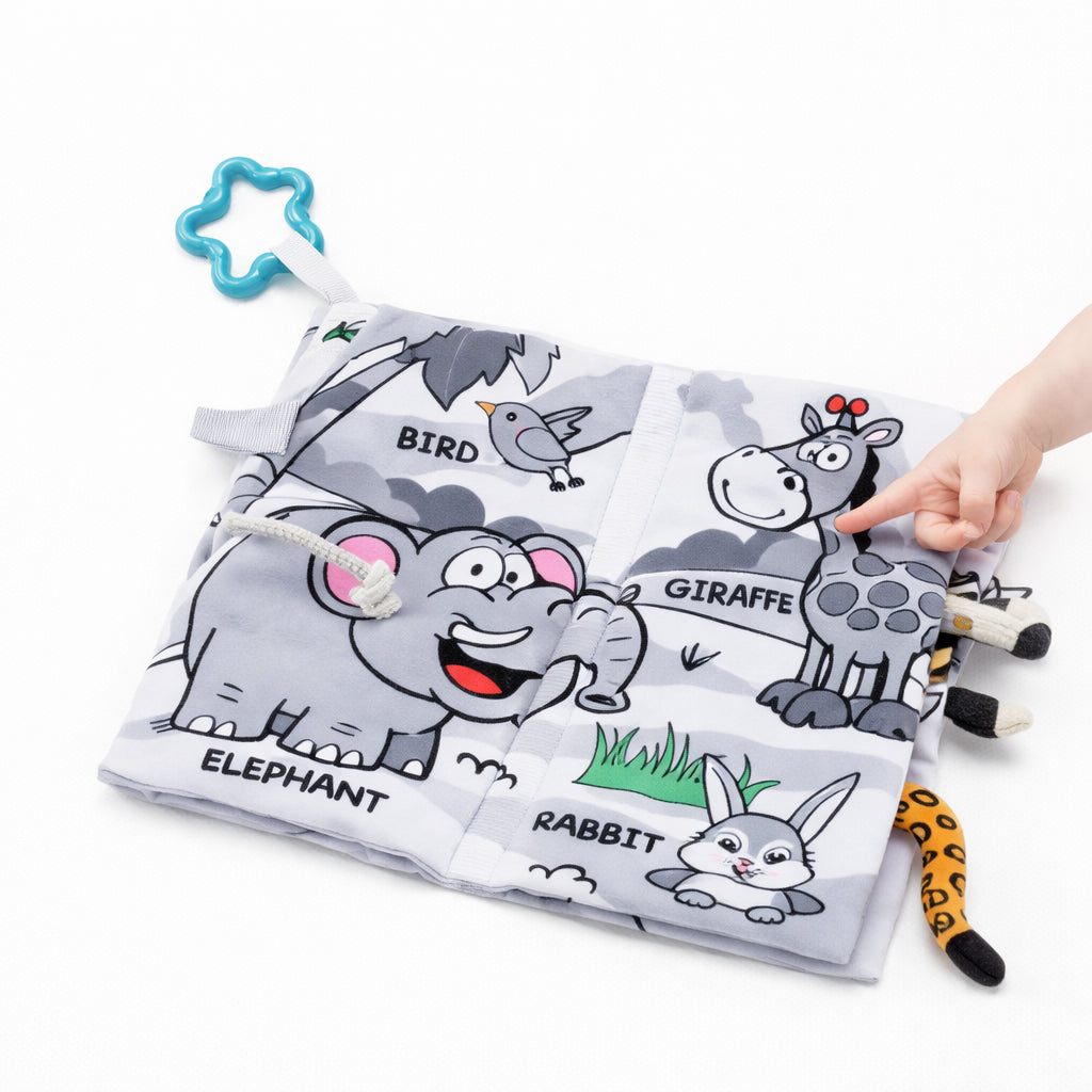 Libro didáctico sensorial para bebé educativo