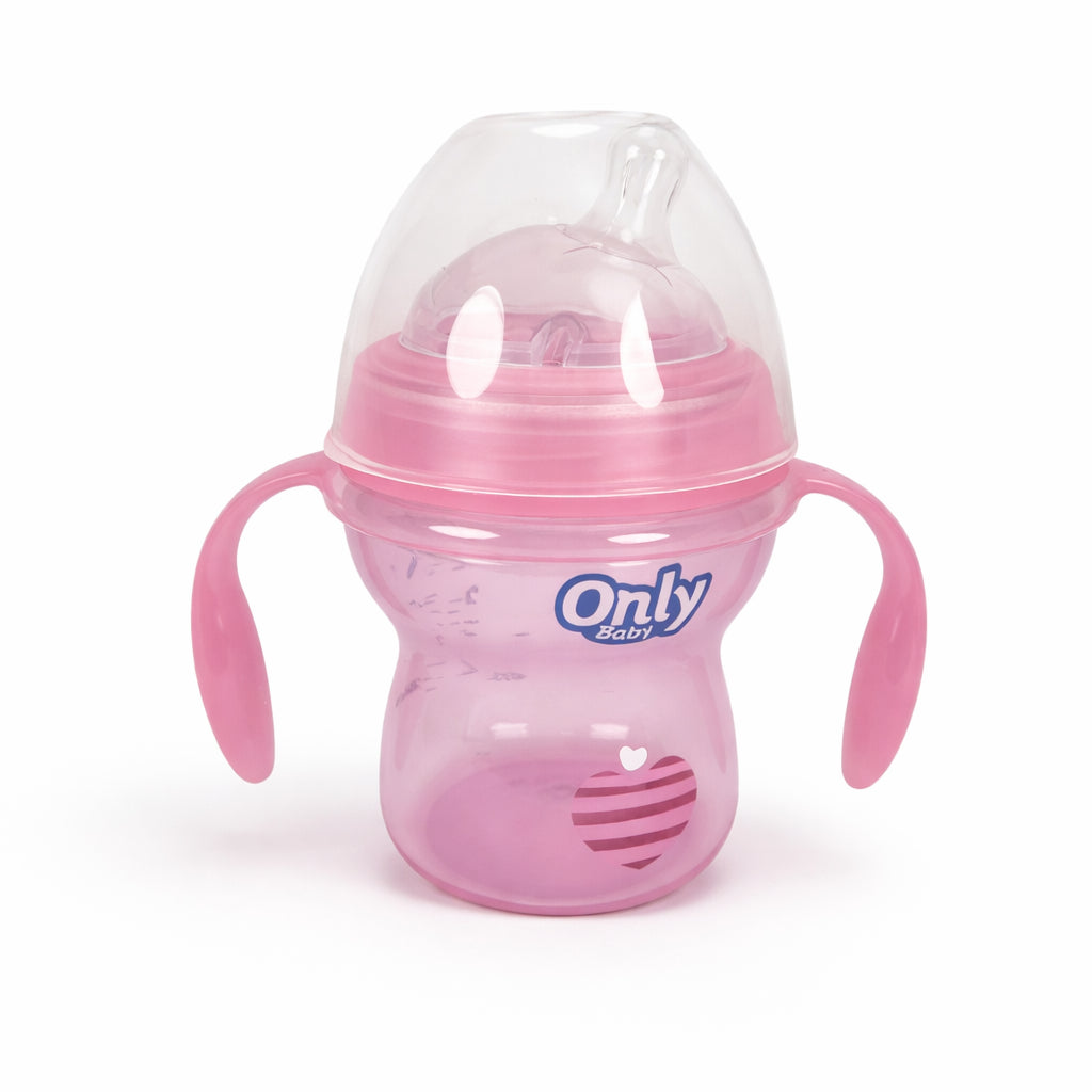 Tetero 5oz con asas antiderrame Only Baby
