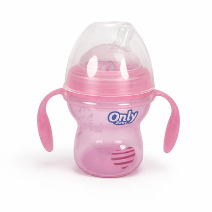 Tetero 5oz con asas antiderrame Only Baby