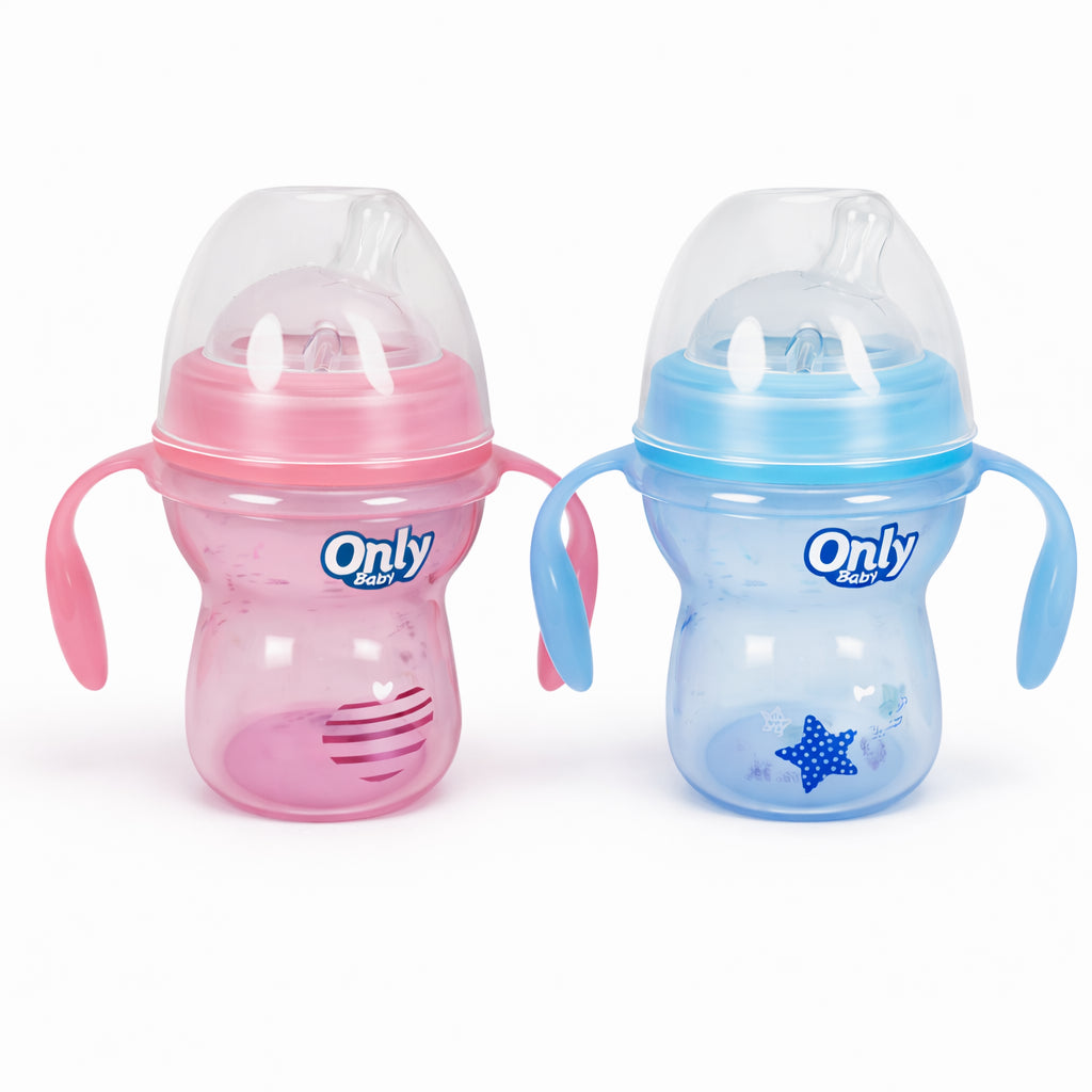 Tetero 5oz con asas antiderrame Only Baby