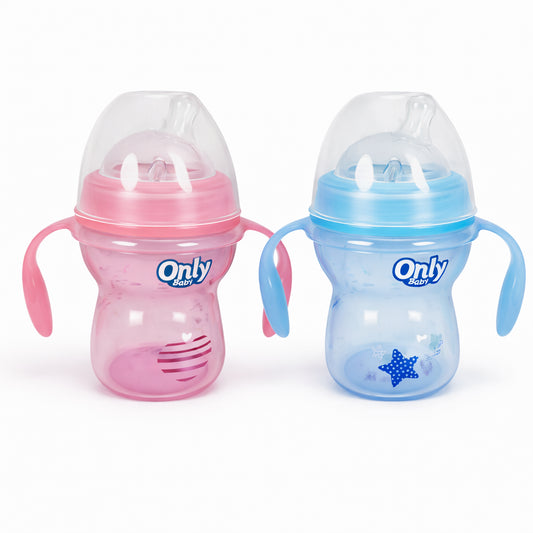 Tetero 5oz con asas antiderrame Only Baby