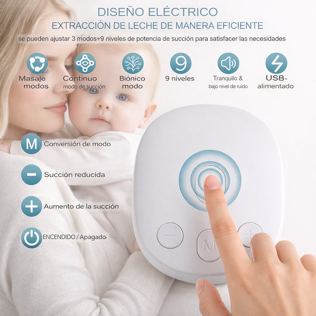 Extractor de leche eléctrico portátil