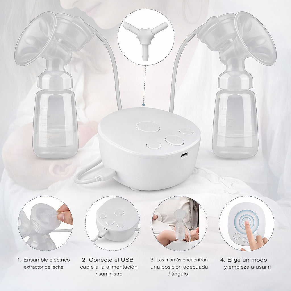Extractor de leche eléctrico portátil