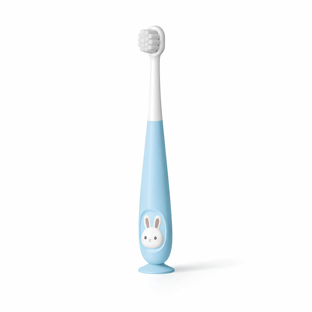 Cepillo dental infantil de silicona conejito