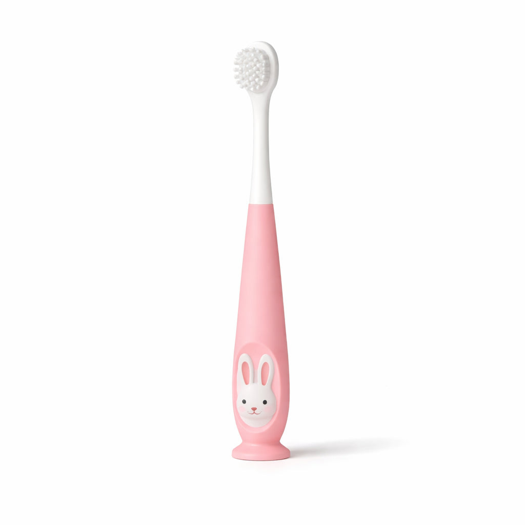 Cepillo dental infantil de silicona conejito