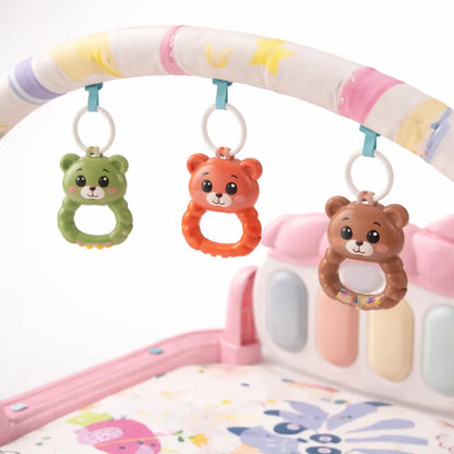 Gimnasio para bebé piano animales fiesta