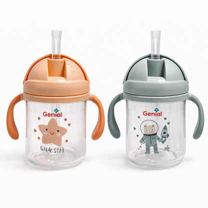 Vaso pitillo con asas para bebé