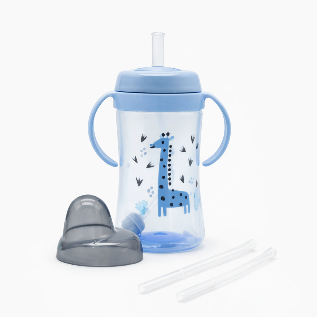 Vaso pitillo para bebé con asas