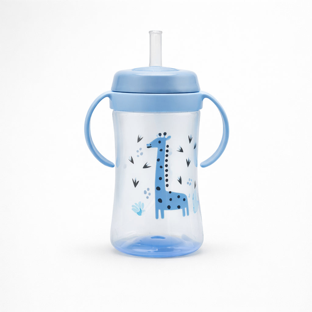 Vaso pitillo para bebé con asas