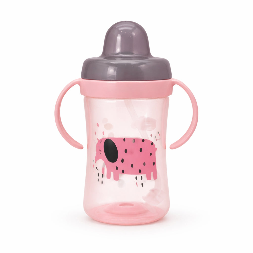 Vaso pitillo para bebé con asas