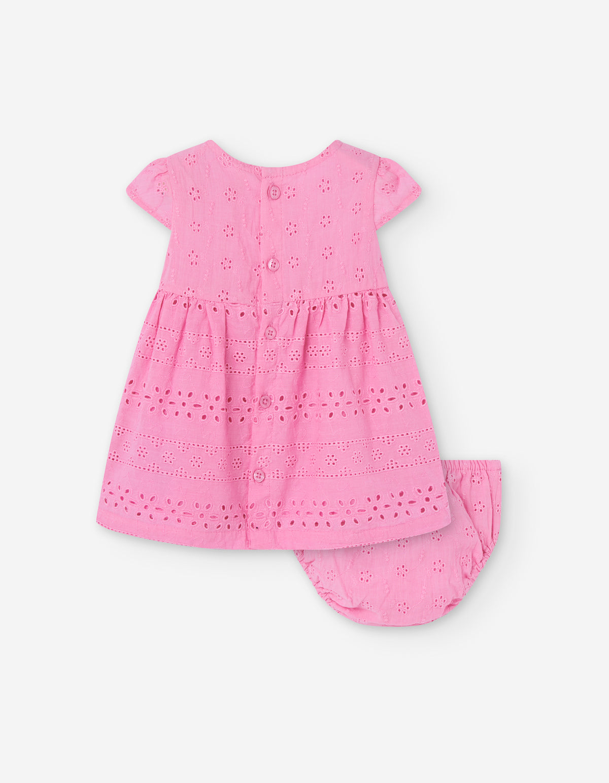 Vestido Con Panty Rosa