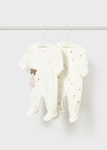 Pijama Entera Hadas Crudo-Marfil