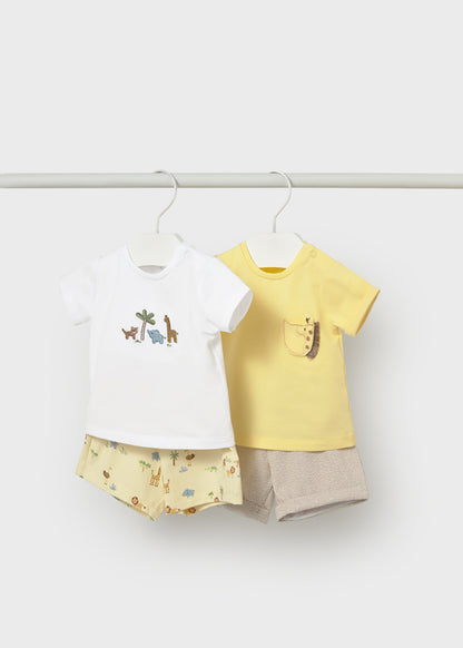 Conjunto 2 Pzs Pantalon Corto
