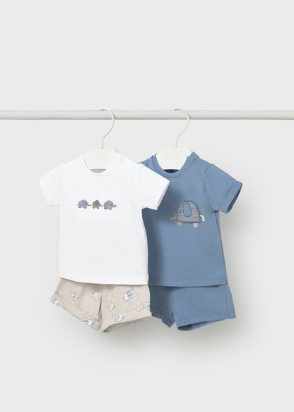 Conjunto 2 Pzs Pantalon Corto