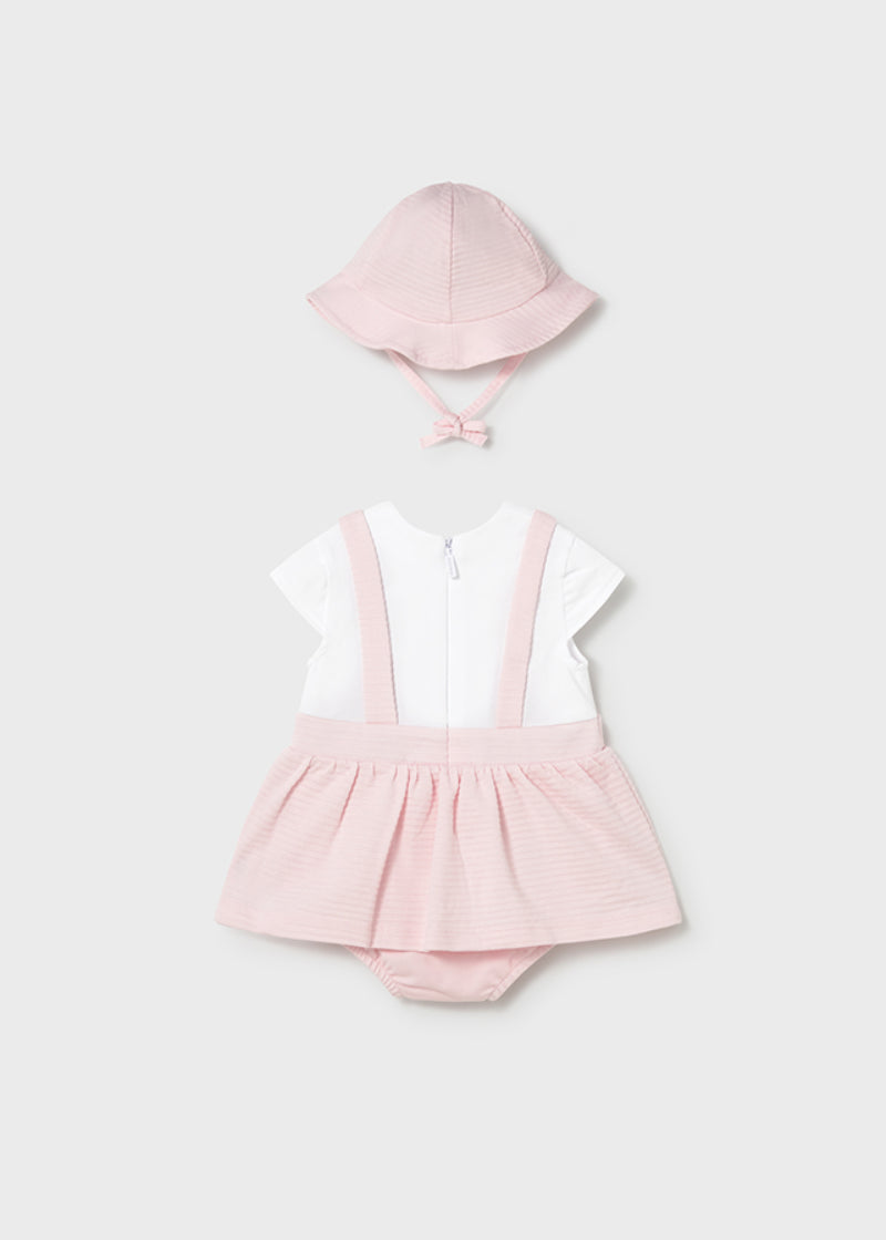 Vestido Peto Simulado Con Gorro Mayoral