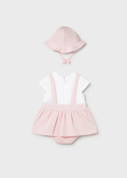 Vestido Peto Simulado Con Gorro Mayoral