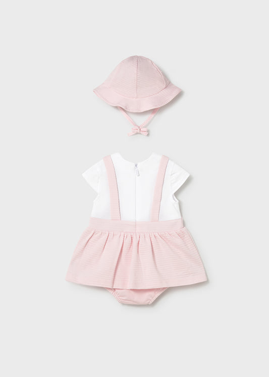 Vestido Peto Simulado Con Gorro Mayoral