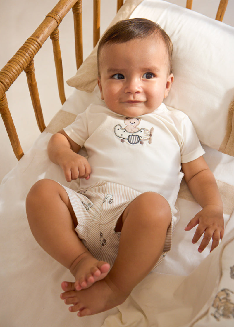 Conjunto Pantaln Corto Y Camiseta Osito