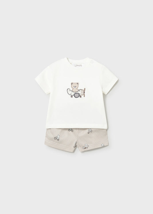 Conjunto Pantaln Corto Y Camiseta Osito