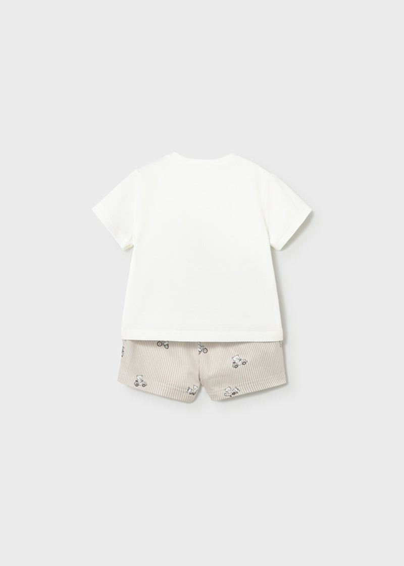 Conjunto Pantaln Corto Y Camiseta Osito