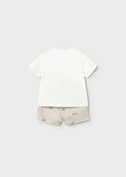 Conjunto Pantaln Corto Y Camiseta Osito