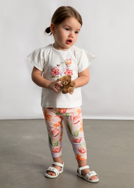 Conjunto Legging Y Camiseta Flor Mayoral