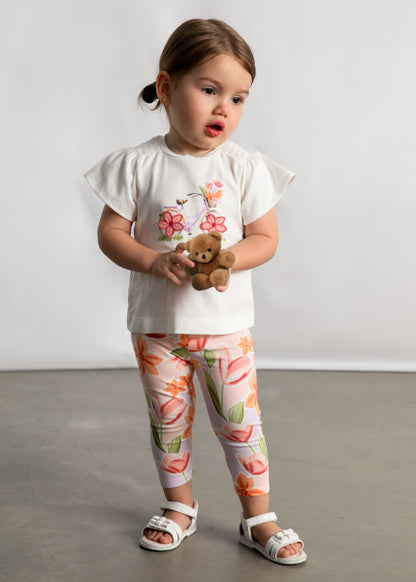 Conjunto Legging Y Camiseta Flor Mayoral